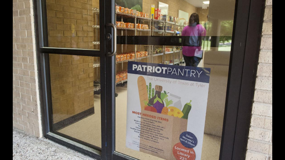 UT Tyler students create food pantry to help students in need