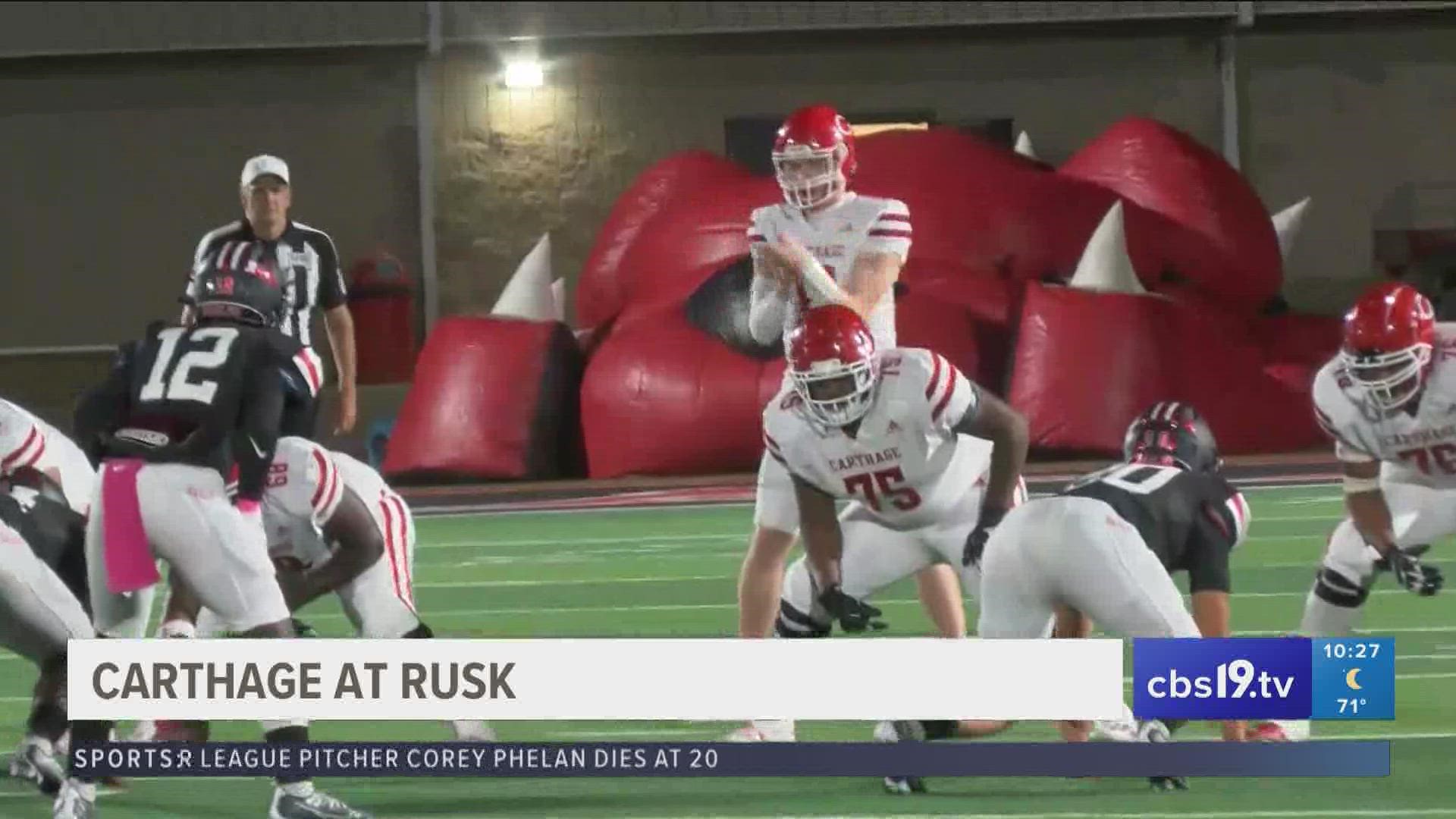 For more East Texas high school football, visit CBS19.tv/Under-The-Lights.