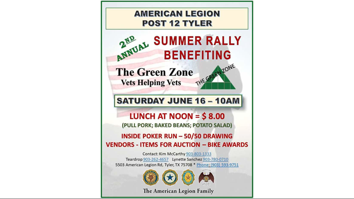 American Legion hosting benefit rally for veterans on Saturday cbs19.tv