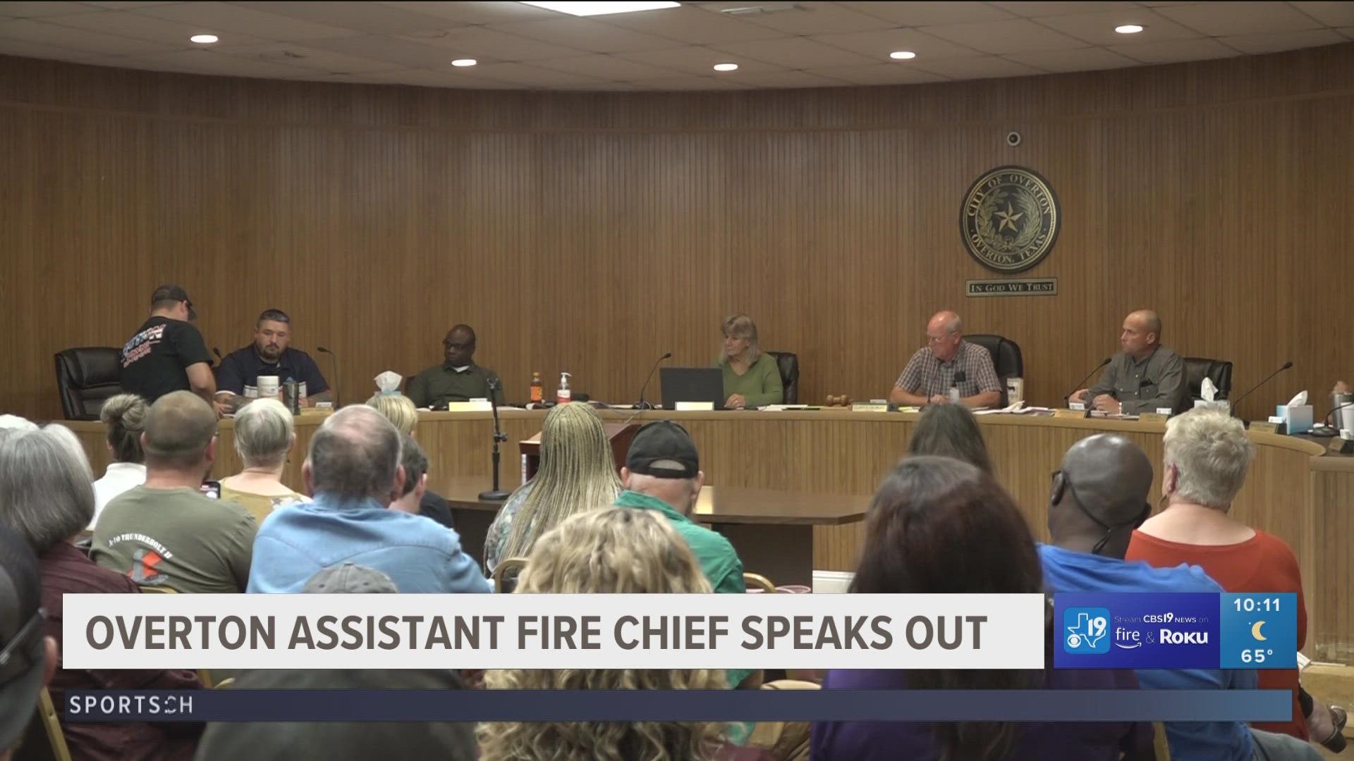 Overton assistant fire chief resigns, alleges bullying from city officials