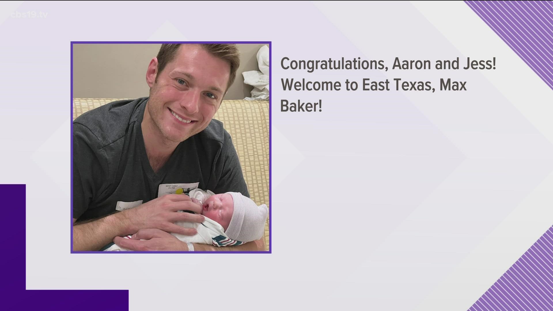 Meet Max Baker, Aaron Baker's baby boy!