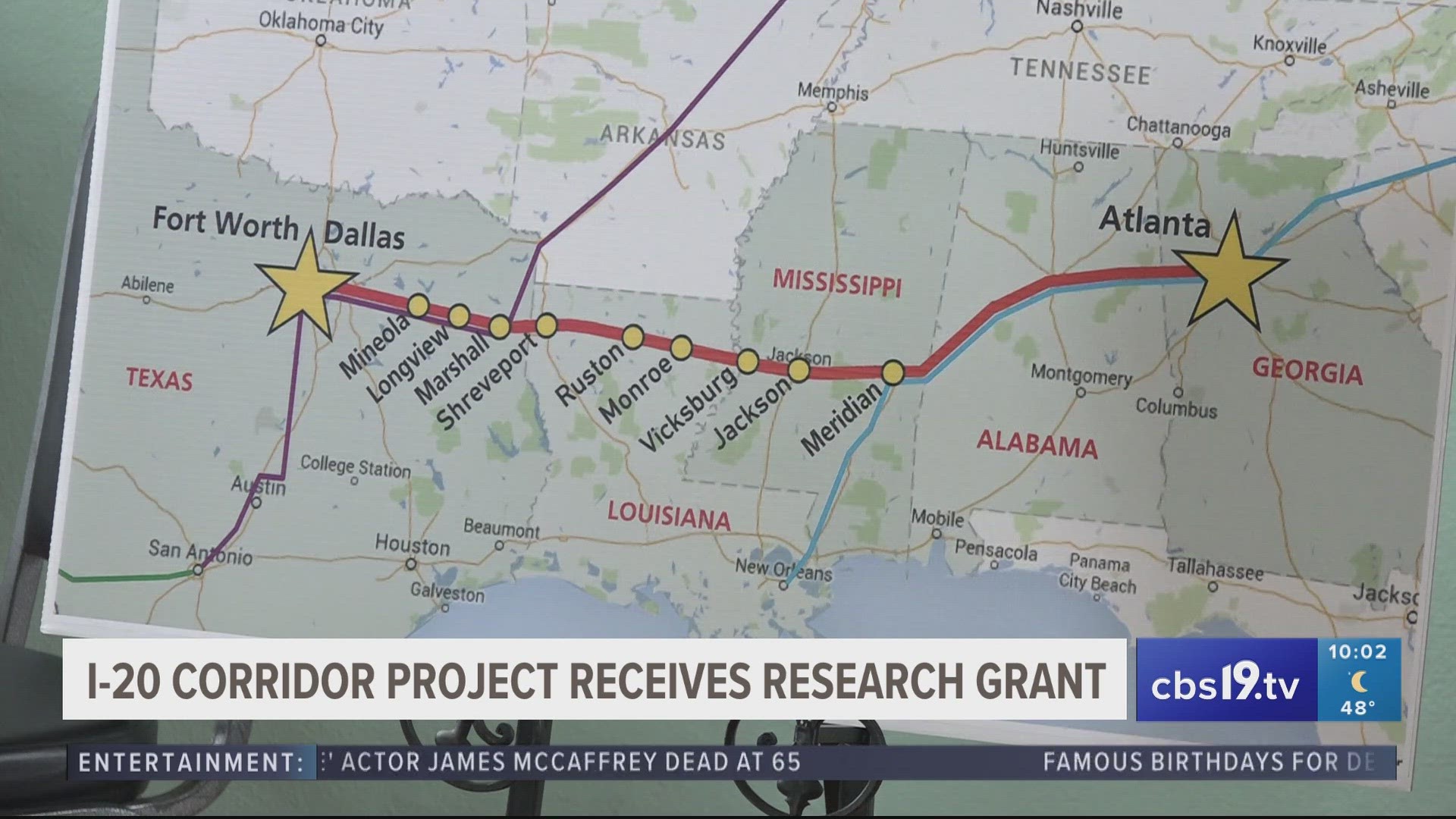 The East Texas Council of Governments announced the project that would connect Dallas/Fort Worth to Atlanta, Georgia is now under a federal program for research.