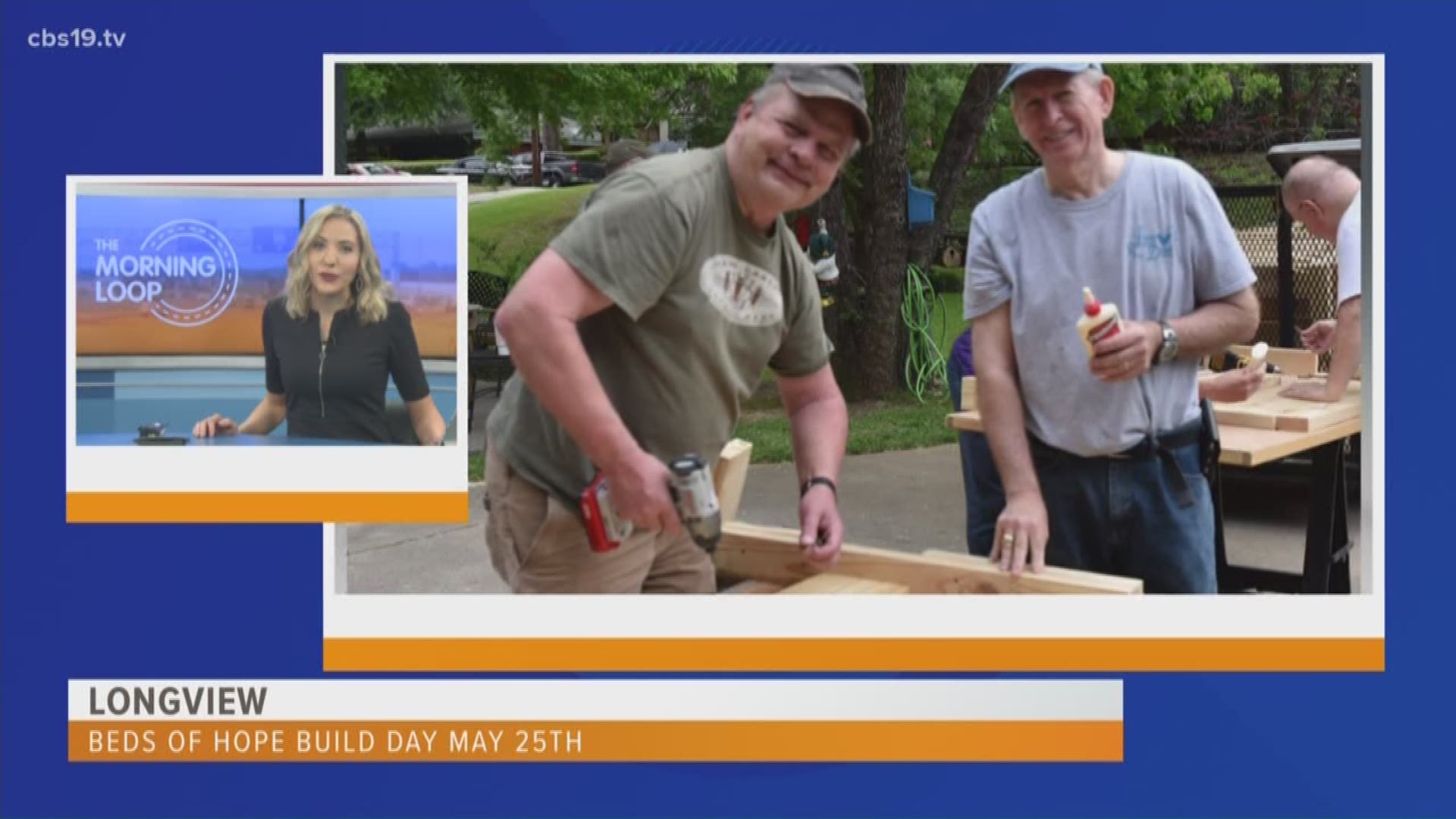 Many of us have a four day weekend ahead, but for one group, they're planning on spending one of those mornings, building beds. 
Building and giving, that's the idea behind Beds of Hope in Longview. 
On this Saturday, May 25th, their goal is to build 50 beds for children who don't have one.