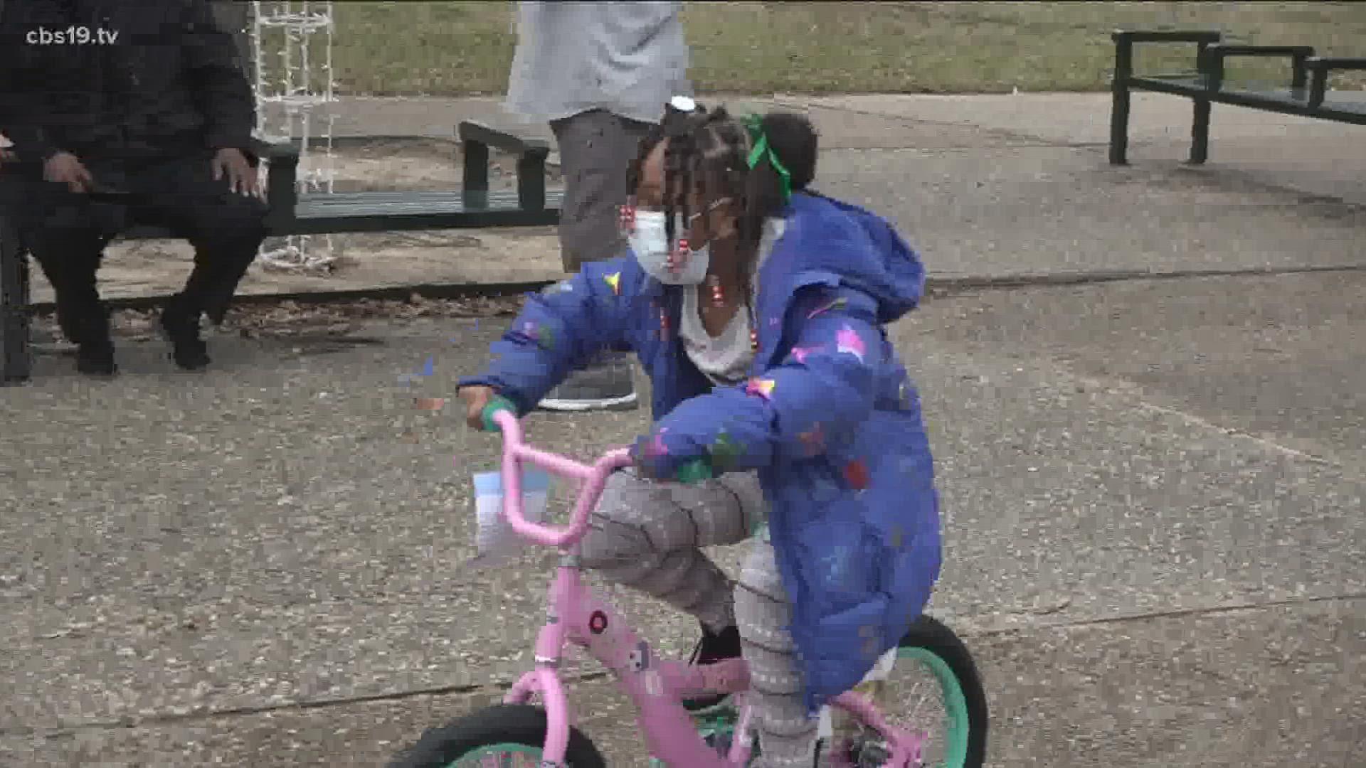 Local youth foundation gives children bikes for Christmas