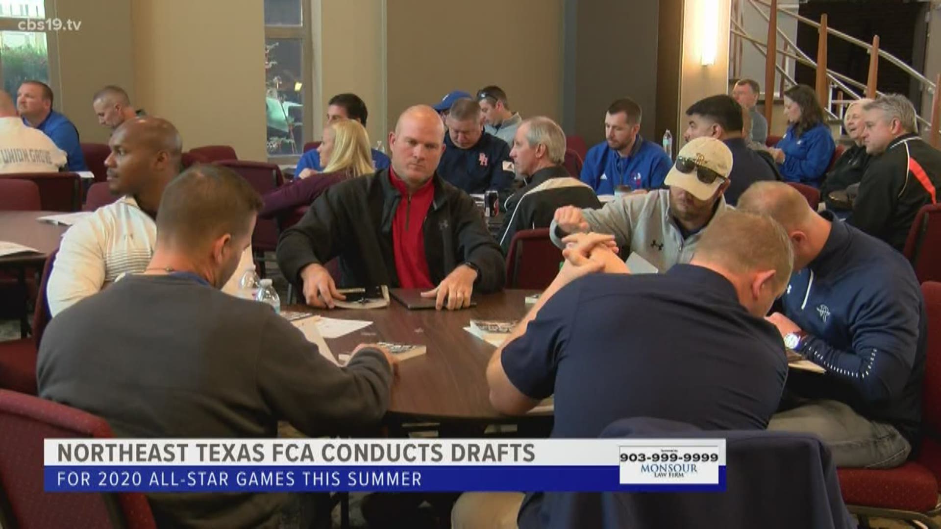 Some of the best coaches from across East Texas traveled to the First Christian Church in Tyler for the annual FCA All-Star "Heart of a Champion" drafts.