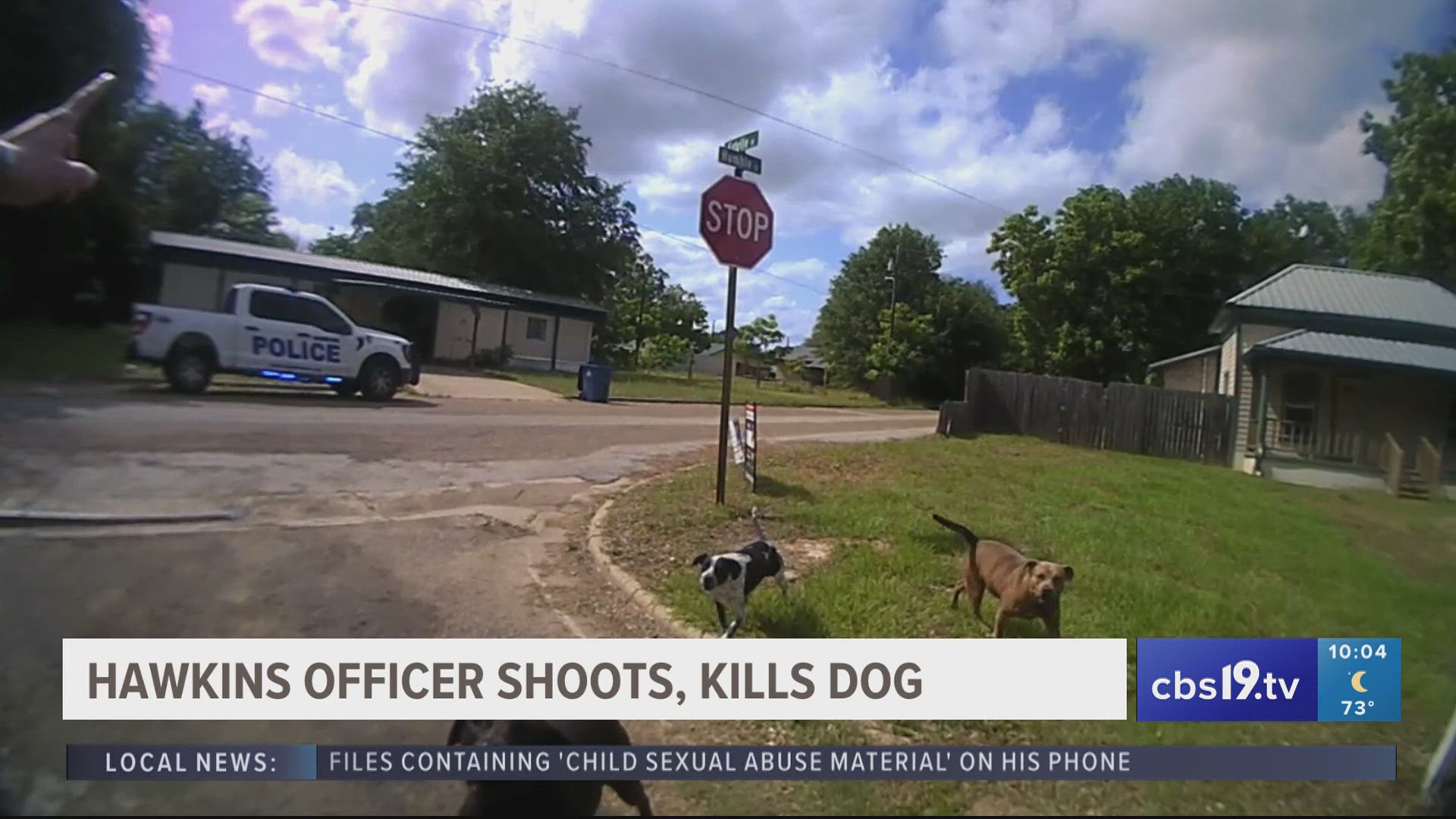 There's some controversy brewing in Hawkins after a police officer shot and killed a dog. The incident happened on May 2 near the intersection of Humble and Estelle.