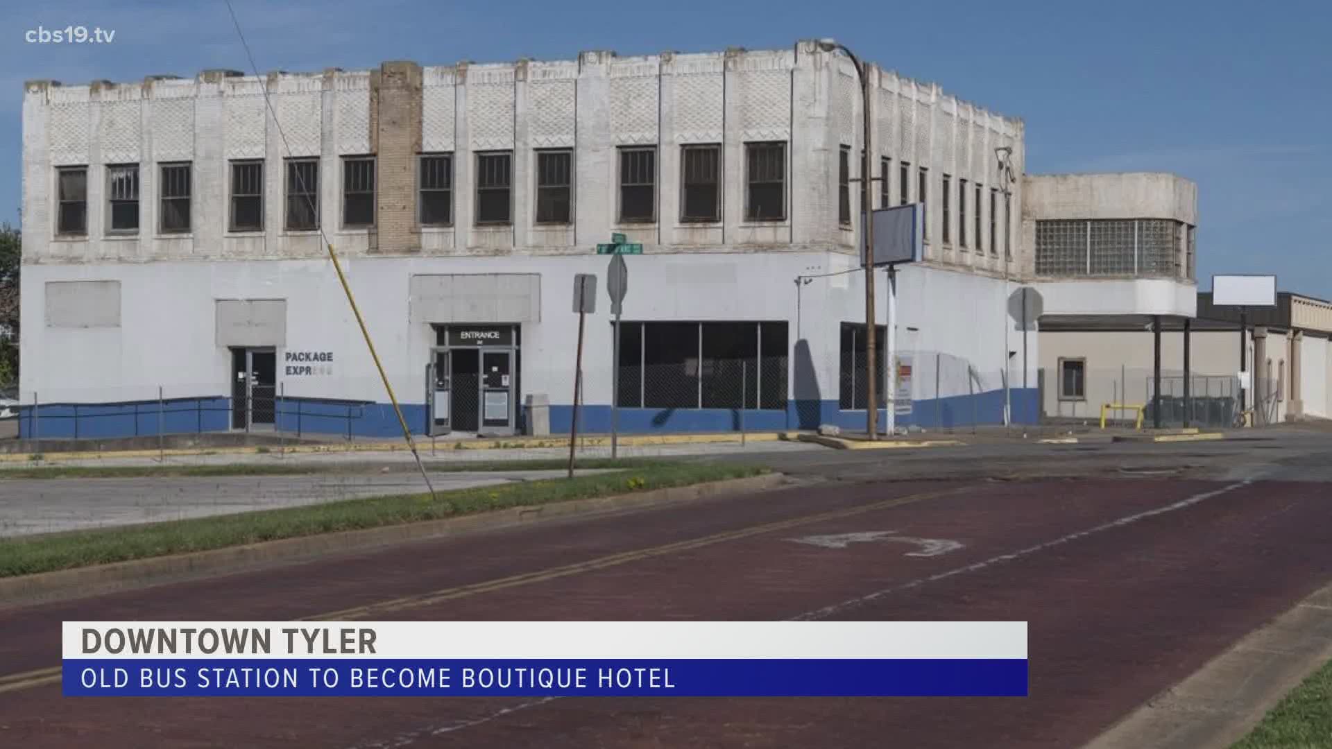 What was once a place for people to catch a bus will eventually become a place to rest and lounge in Downtown Tyler as a former bus station receives a revamp.