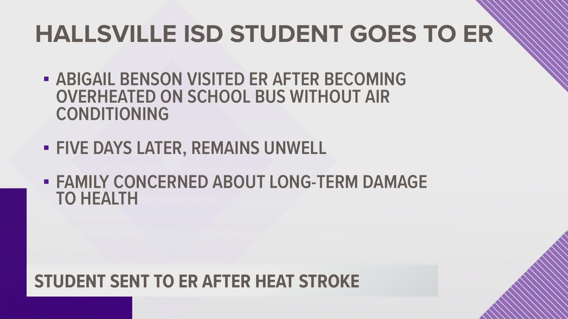 The district is making changes regarding the routes of buses without A/C.