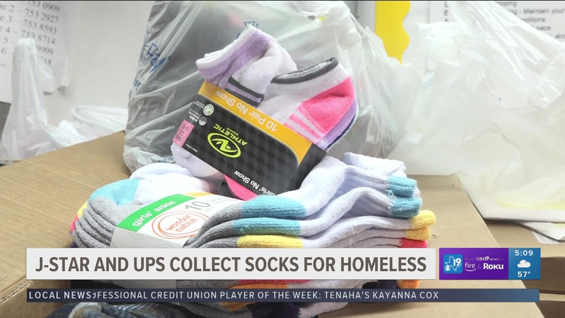 J-Star Ministries and UPS partner to collect socks for homeless