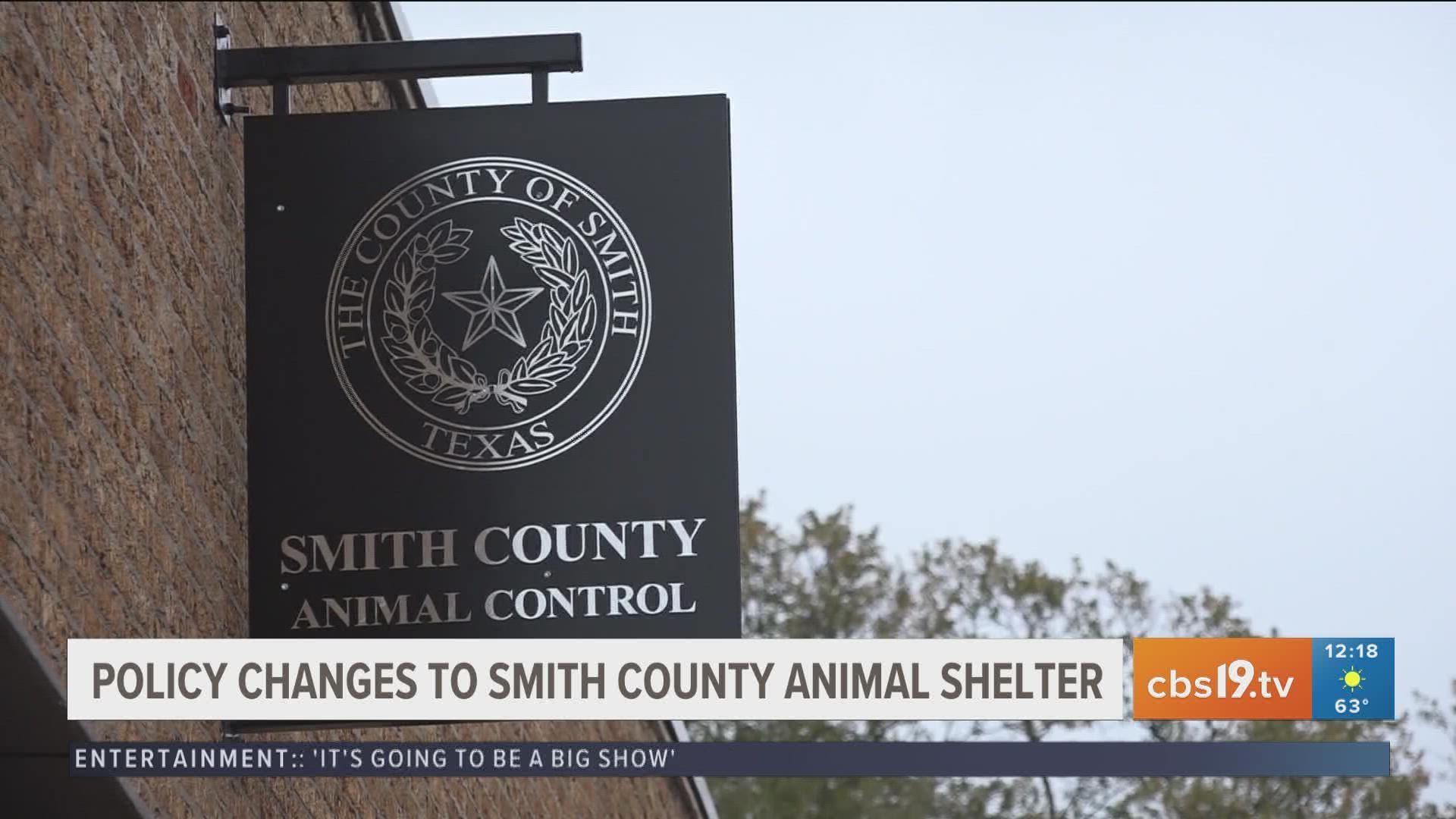 The Smith County Commissioners Court on Tuesday, October 25, voted to approve policy changes for the Animal Control and Shelter.