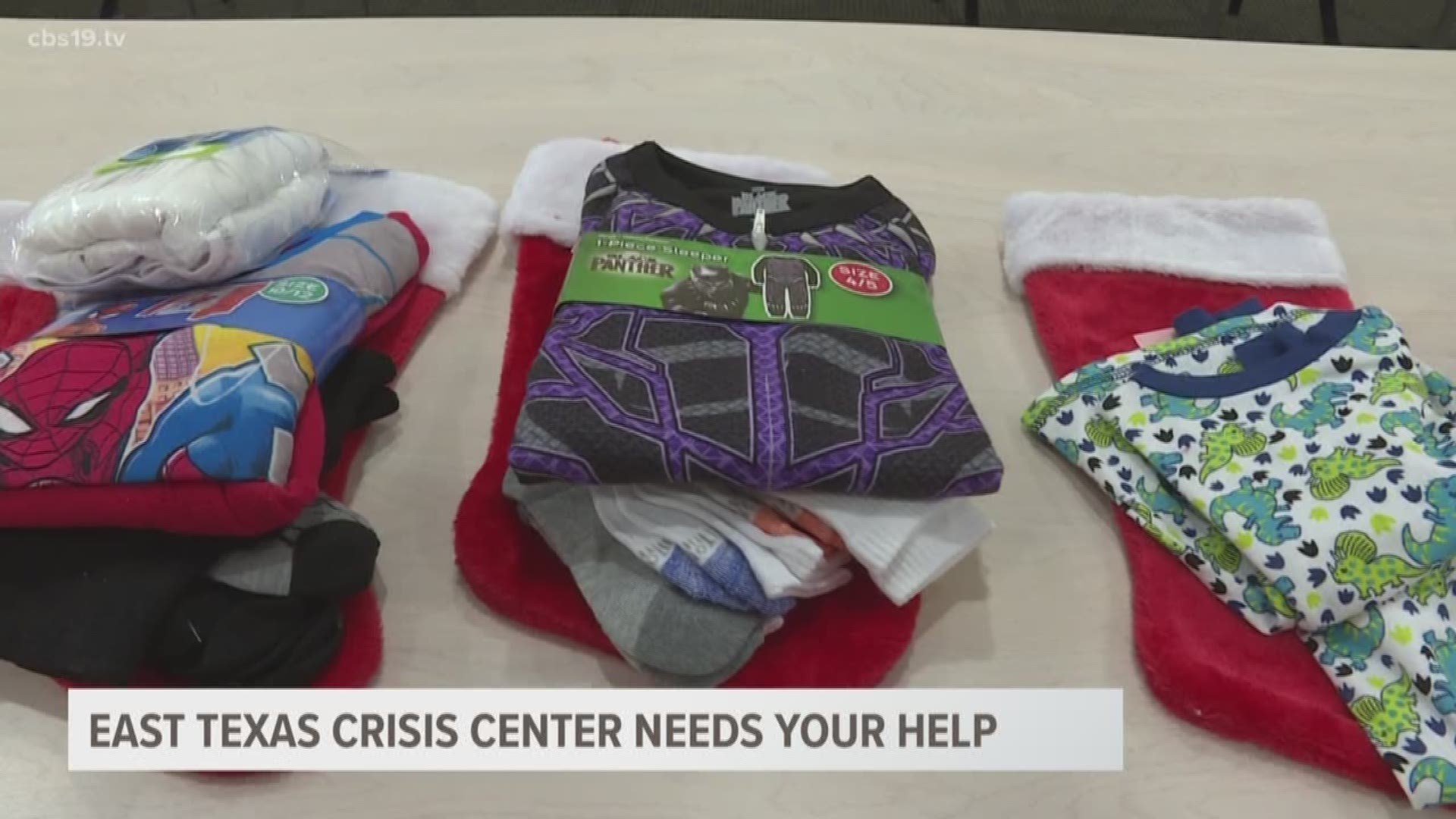 The East Texas Crisis Center is hoping to get some last minute essentials before Christmas.