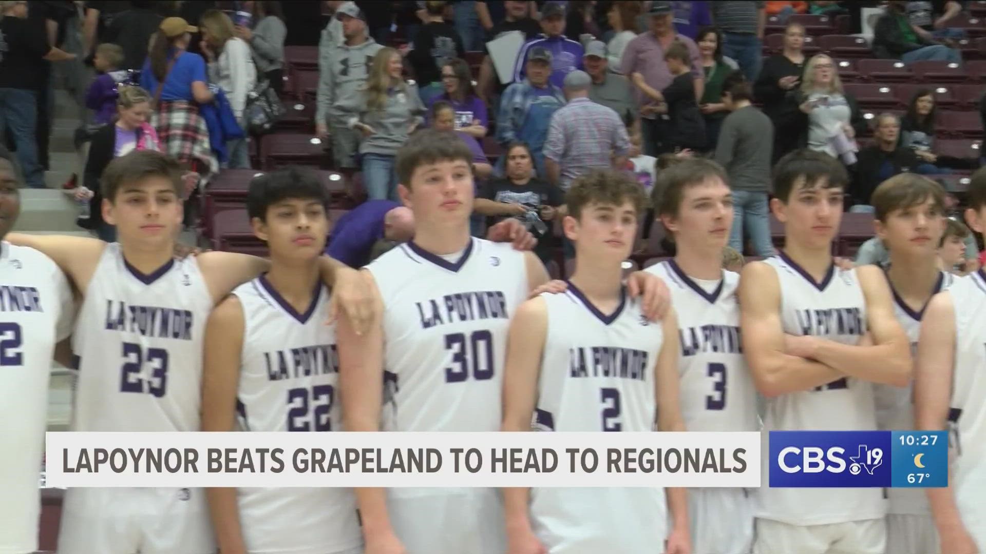 The LaPoynor Flyers meet the Grapeland Sandies for the third straight year in the playoffs, this time in the regional quarterfinals