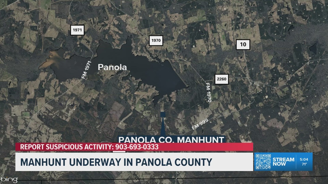 Manhunt underway in Panola County as suspect remains at large