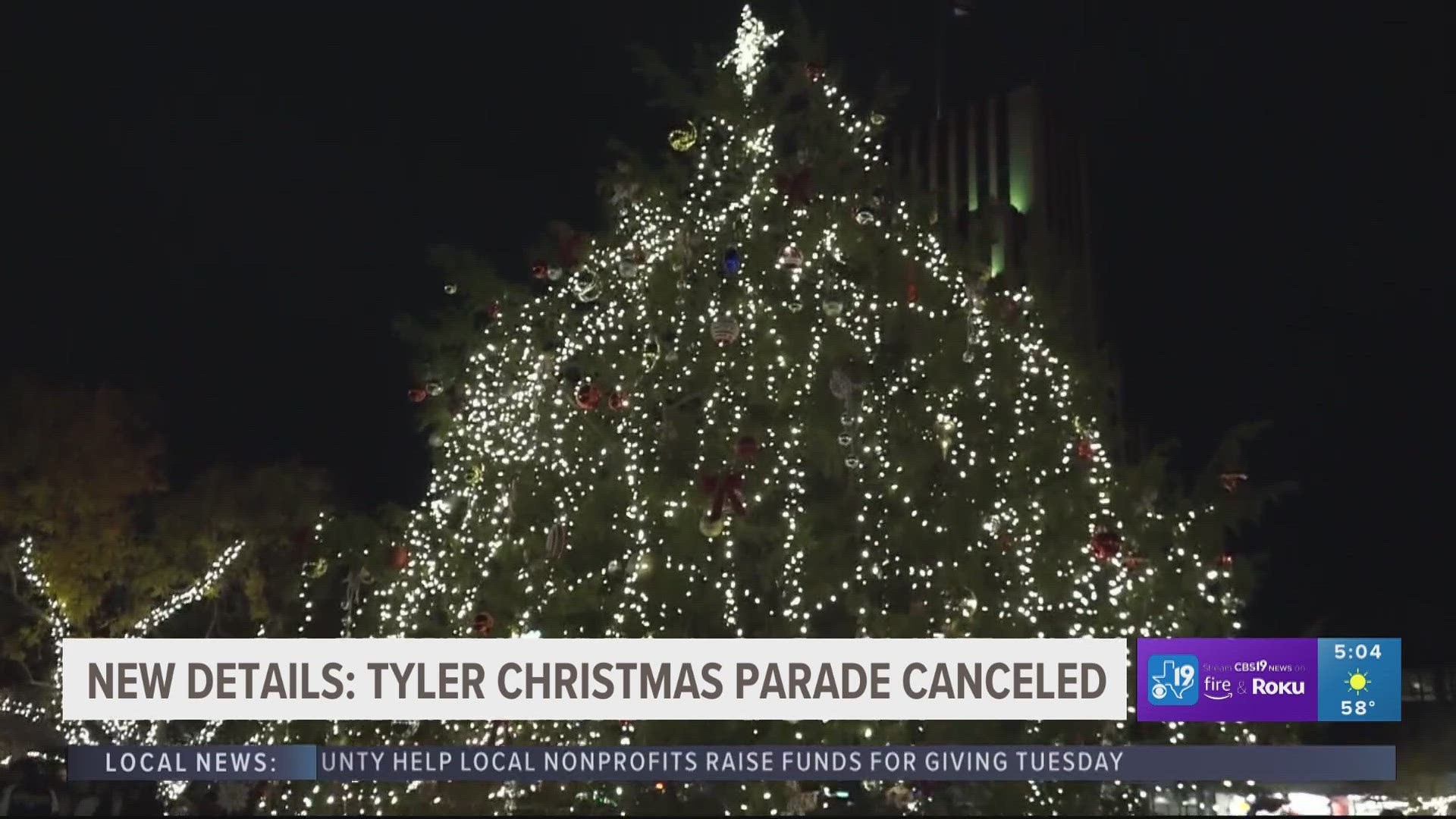 Members of The Rotary Clubs of Tyler said that they considered other dates to reschedule the parade, but conflicts and weather made it "almost impossible."