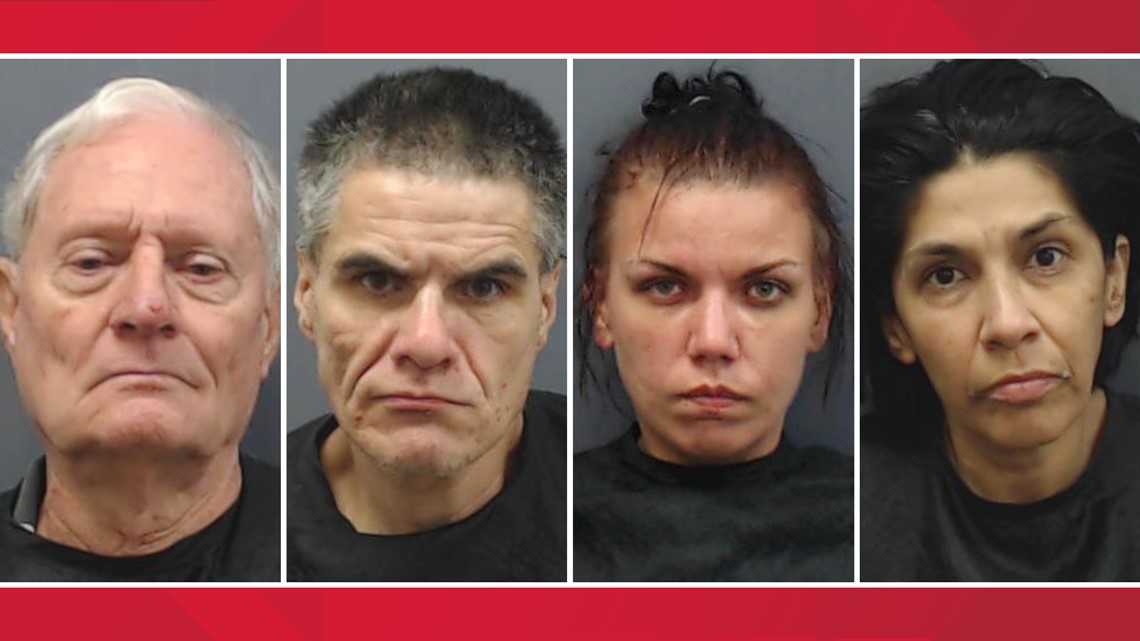 Gregg County CODE unit arrests four on drug charges after searching