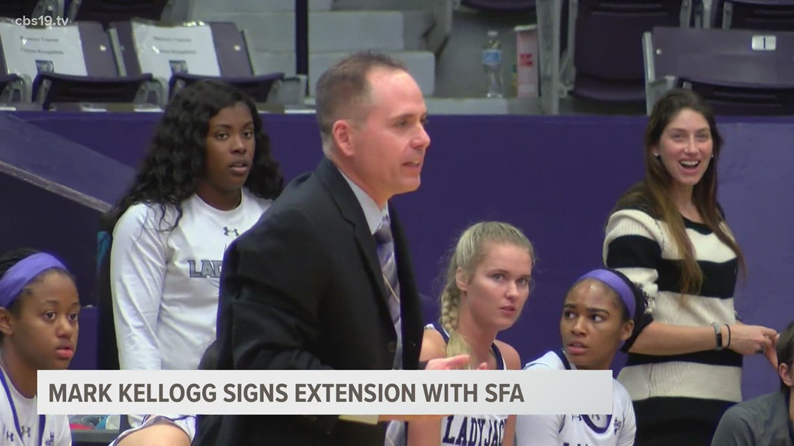 SFA extends contract for women's head basketball coach Mark Kellogg