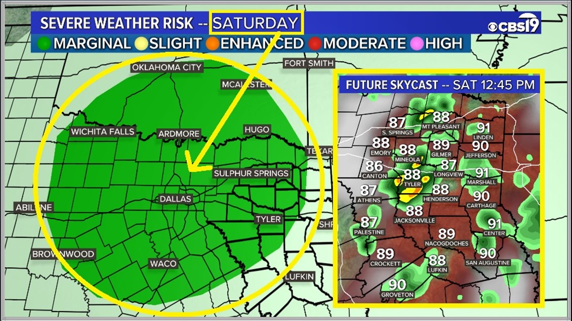 East Texas Weather Forecast from CBS 19. cbs19.tv