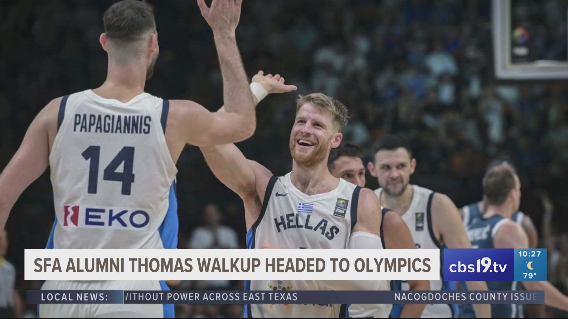 Walkup, who lead SFA to an upset victory over West Virginia in the 2016 NCAA tournament, will play on the Greek national team in the 2024 Olympic Games.