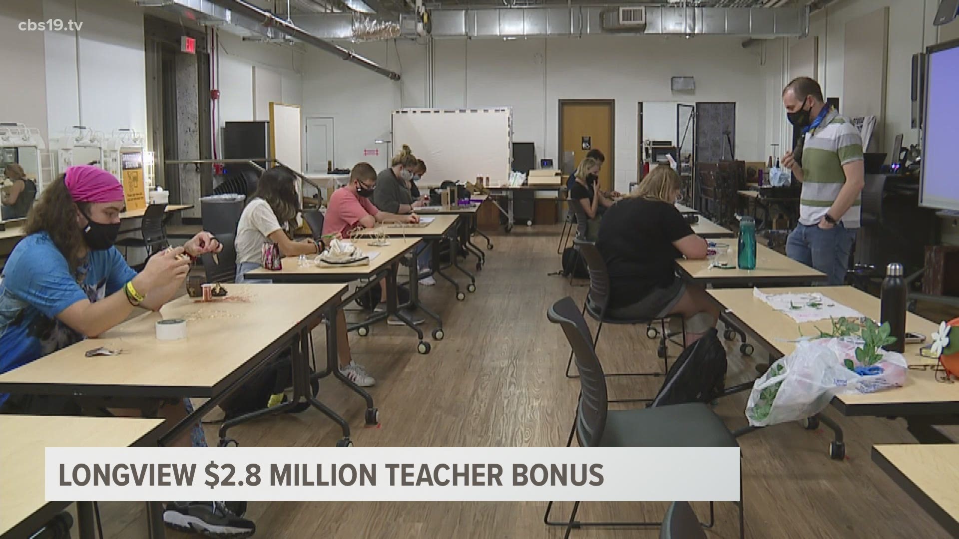 Classroom teachers are projected to earn
more than $100,000 for the 2020-21 school year.