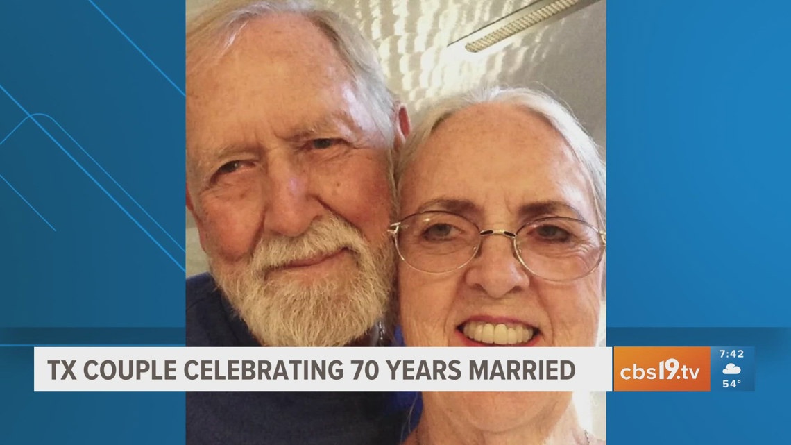 Texas couple celebrates 70 years of marriage