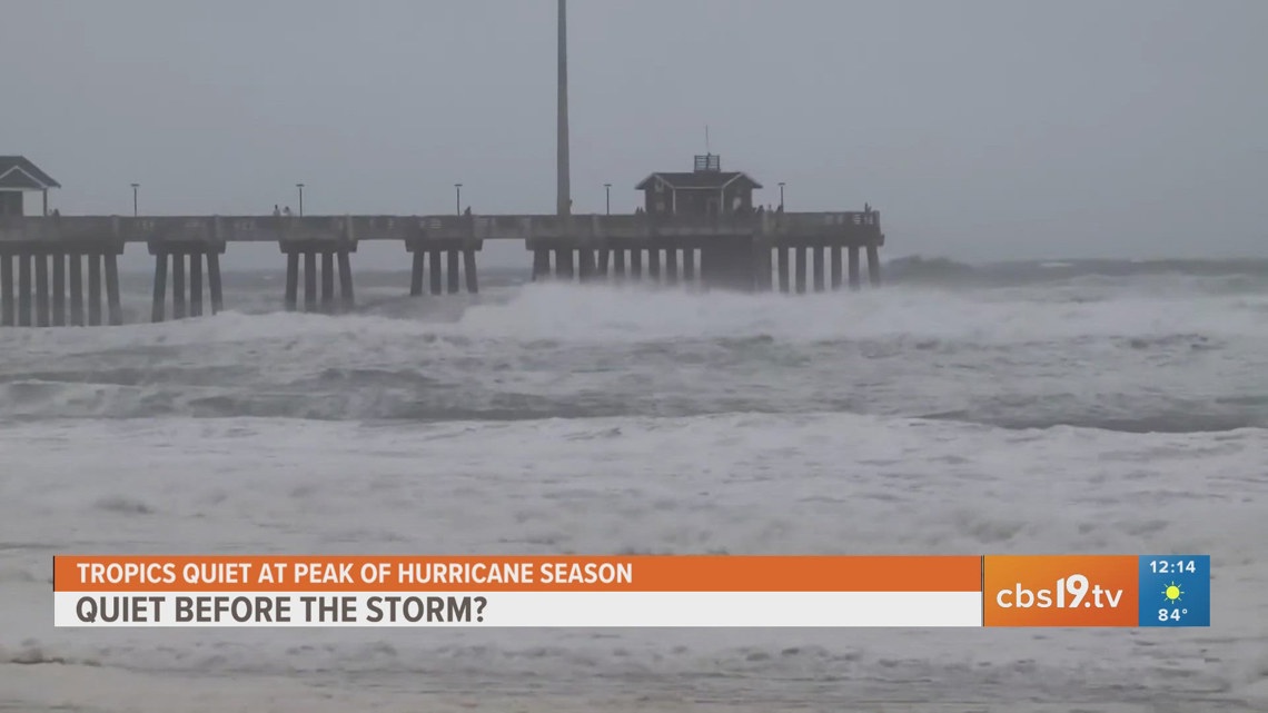 Tropics quiet at peak of hurricane season | cbs19.tv