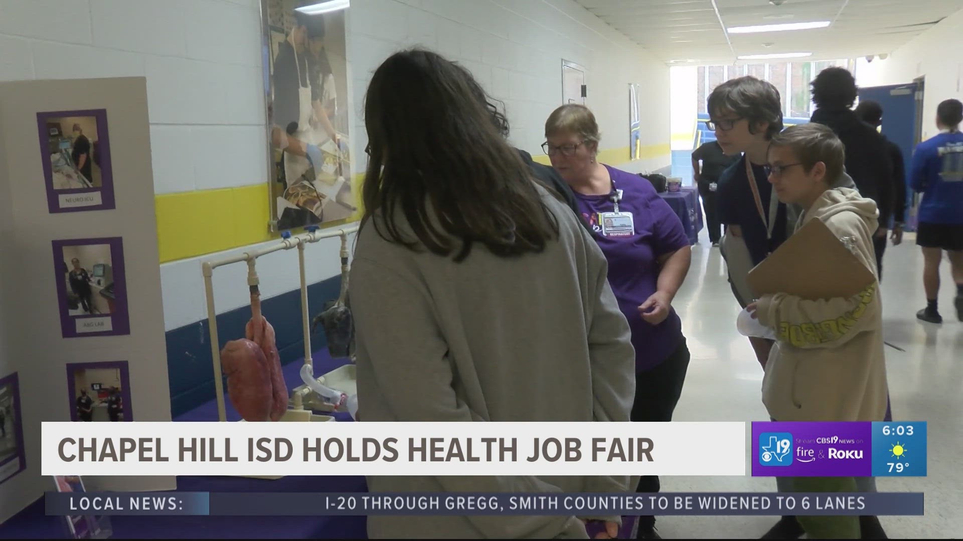 Chapel Hill ISD hosts health care job fair to inspire next generation of workforce