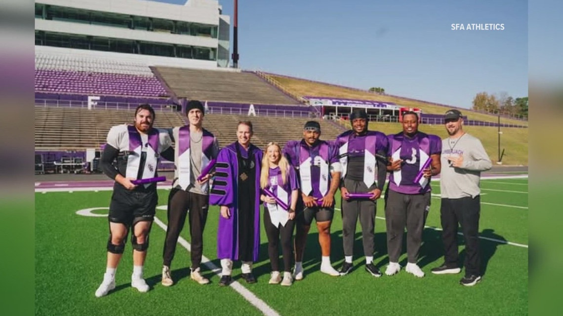 Senators wage Texas' Blue Bell ice cream vs. Montana jerky bet on SFA football quarterfinal match