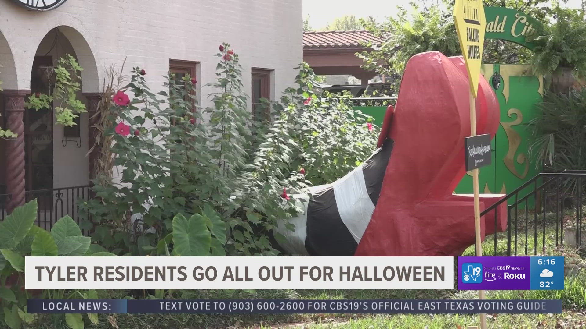 As people prepare for Halloween night, some home owners have been planning their display for almost a year.