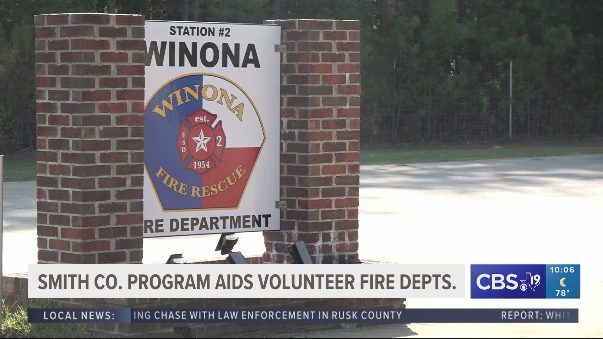 Smith County ESD2 firefighters will be assigned to local VFDs to ensure a 24-hours response. Winona VFD is the latest to join the program.