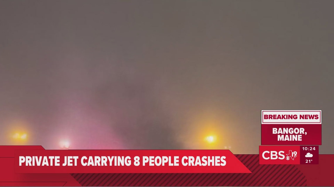 Plane carrying 8 people crashes during takeoff at Maine airport