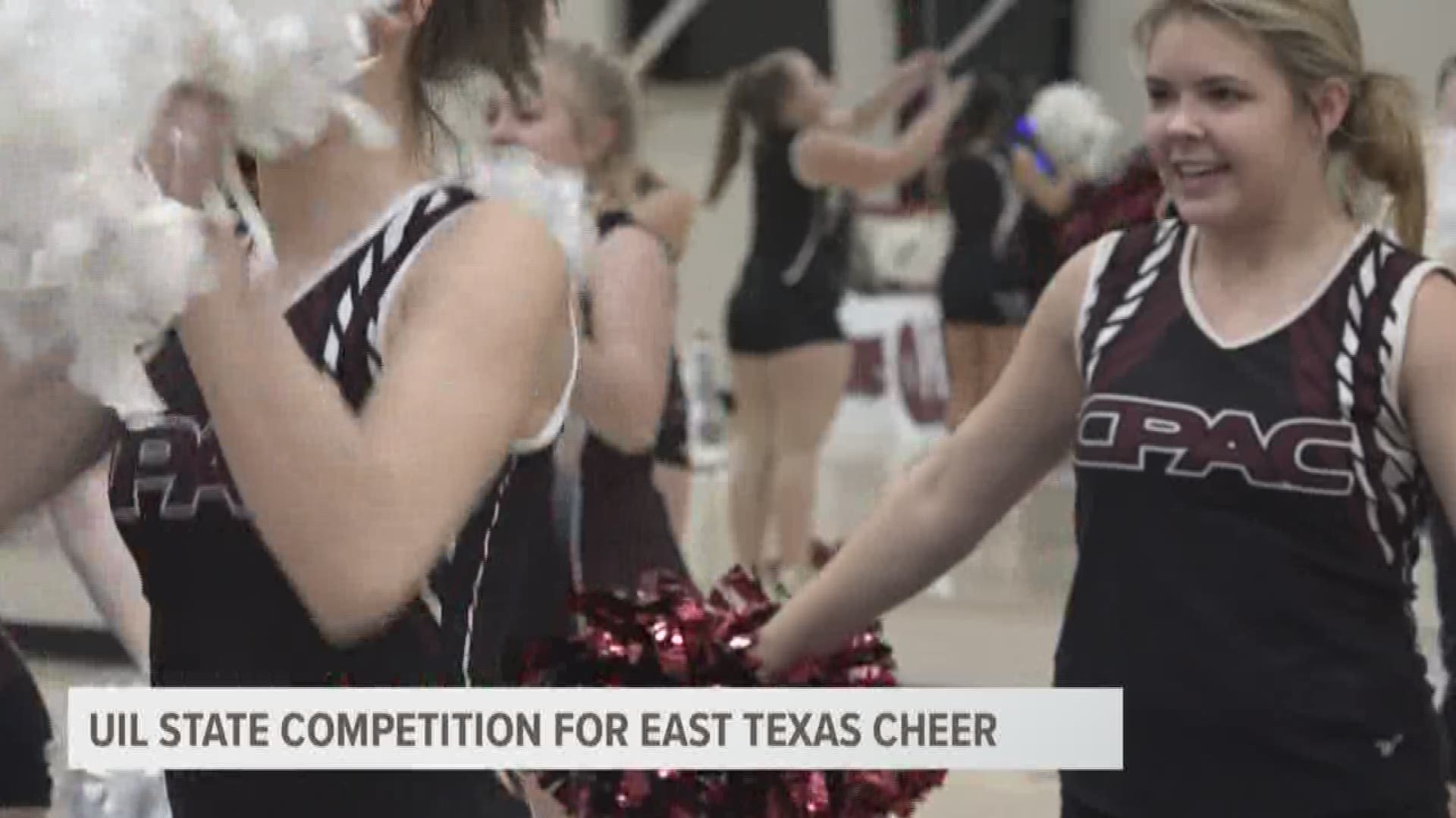 Just because high school football season is over, doesn't mean cheerleaders get a break.Beginning today, teams across East Texas will be competing in the UIL state competition in Fort Worth. The Morning Loop's Monica Ortiz got an inside look at Whitehouse High School's cheer team, and all the preparation that goes into getting ready.
