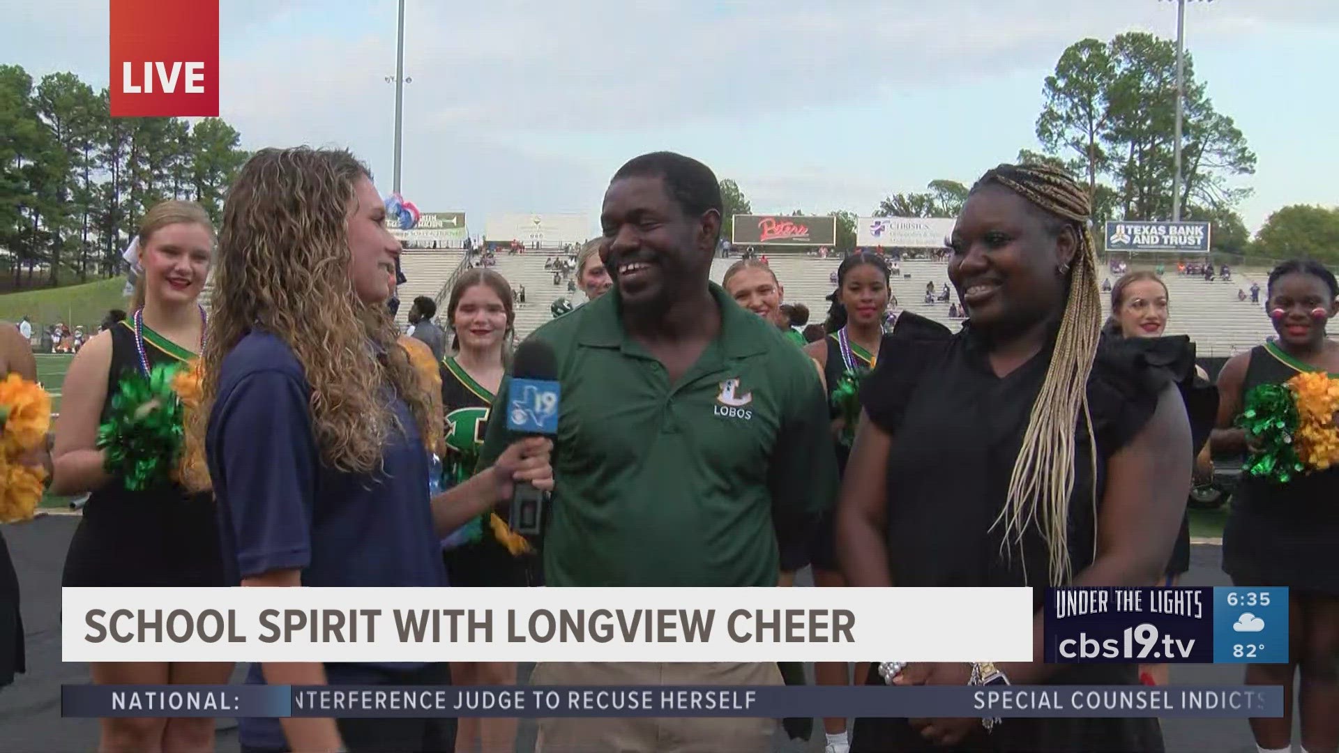 The Longview Lobos cheerleaders are keeping fans on their feet every Friday night!