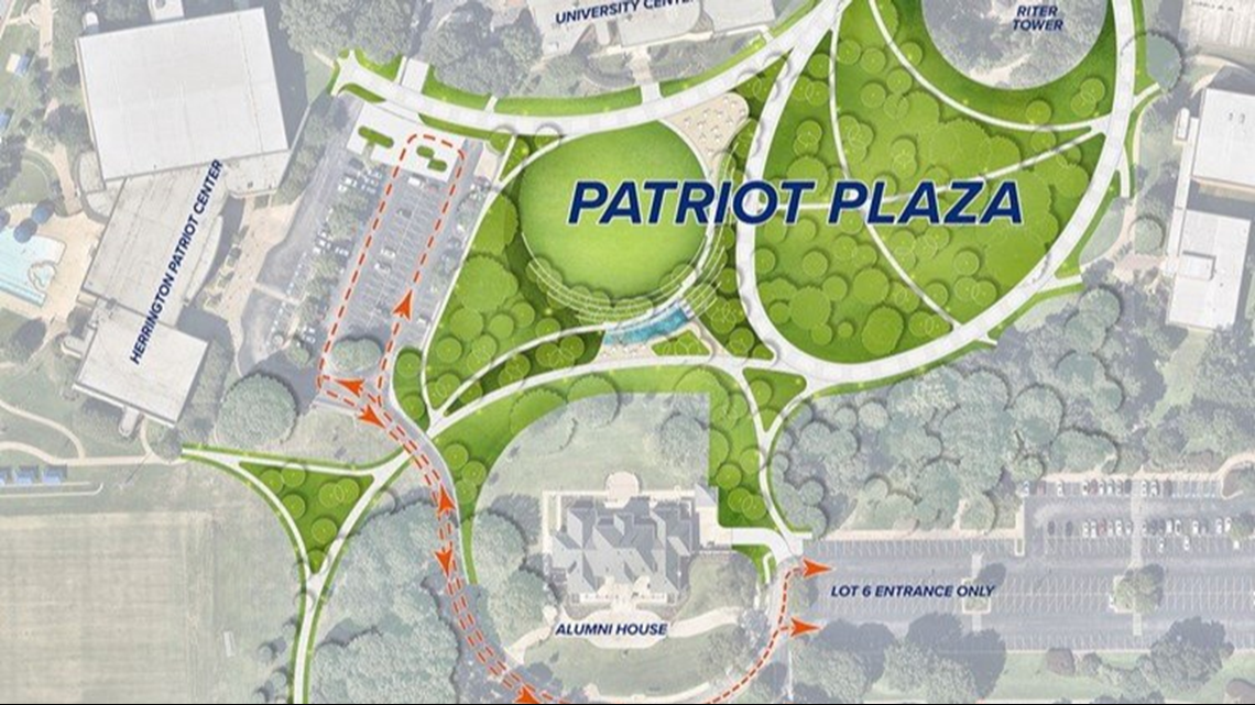 Parking traffic changes now in effect at UT Tyler due to Patriot