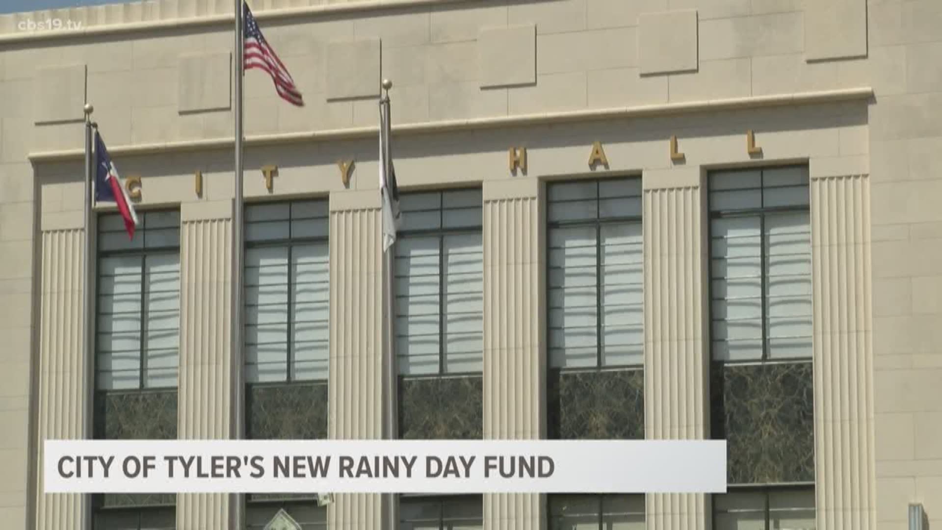 The City of Tyler is creating a Rainy Day Fund to specifically fund public safety in case of future declining sales tax years.