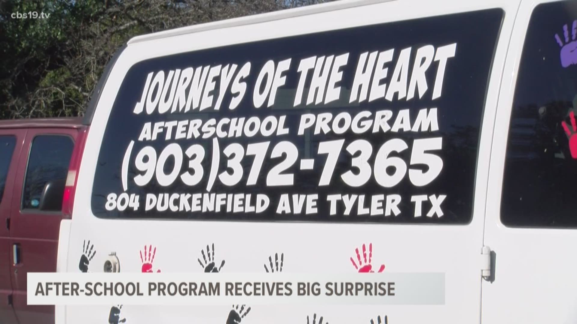 Journeys of the Heart received a $5000 donation today, courtesy of the TEGNA Foundation. The organization serves more than 100 local children after school each day.