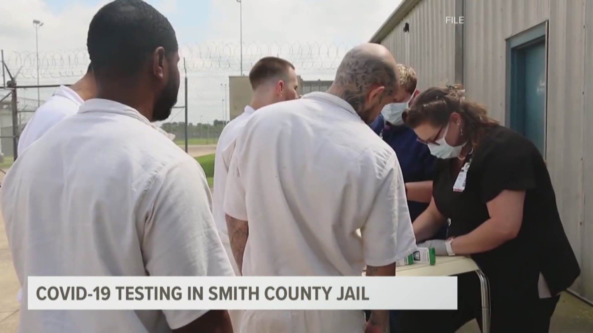COVID19 testing at Smith County Jail; inmates may have to wait for