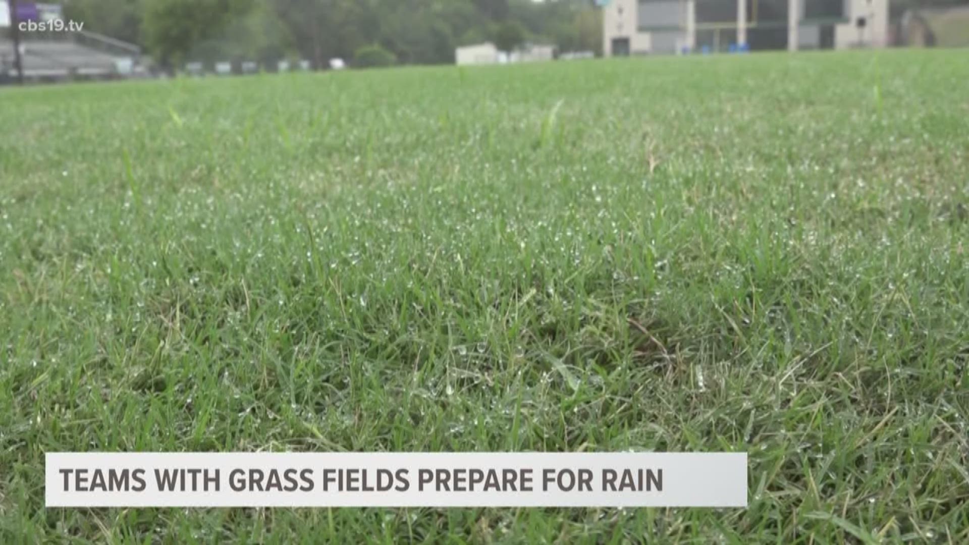 Heavy rain means some schools with grass fields face moving or cancelling their football games to avoid injuries or costly field repairs.