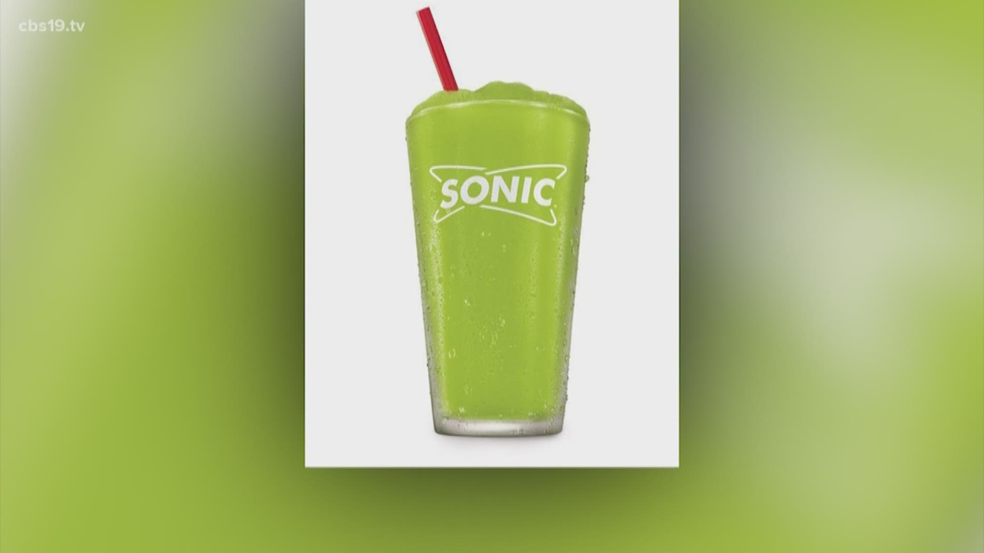 Sonic reveals a new pickle flavored slushie.