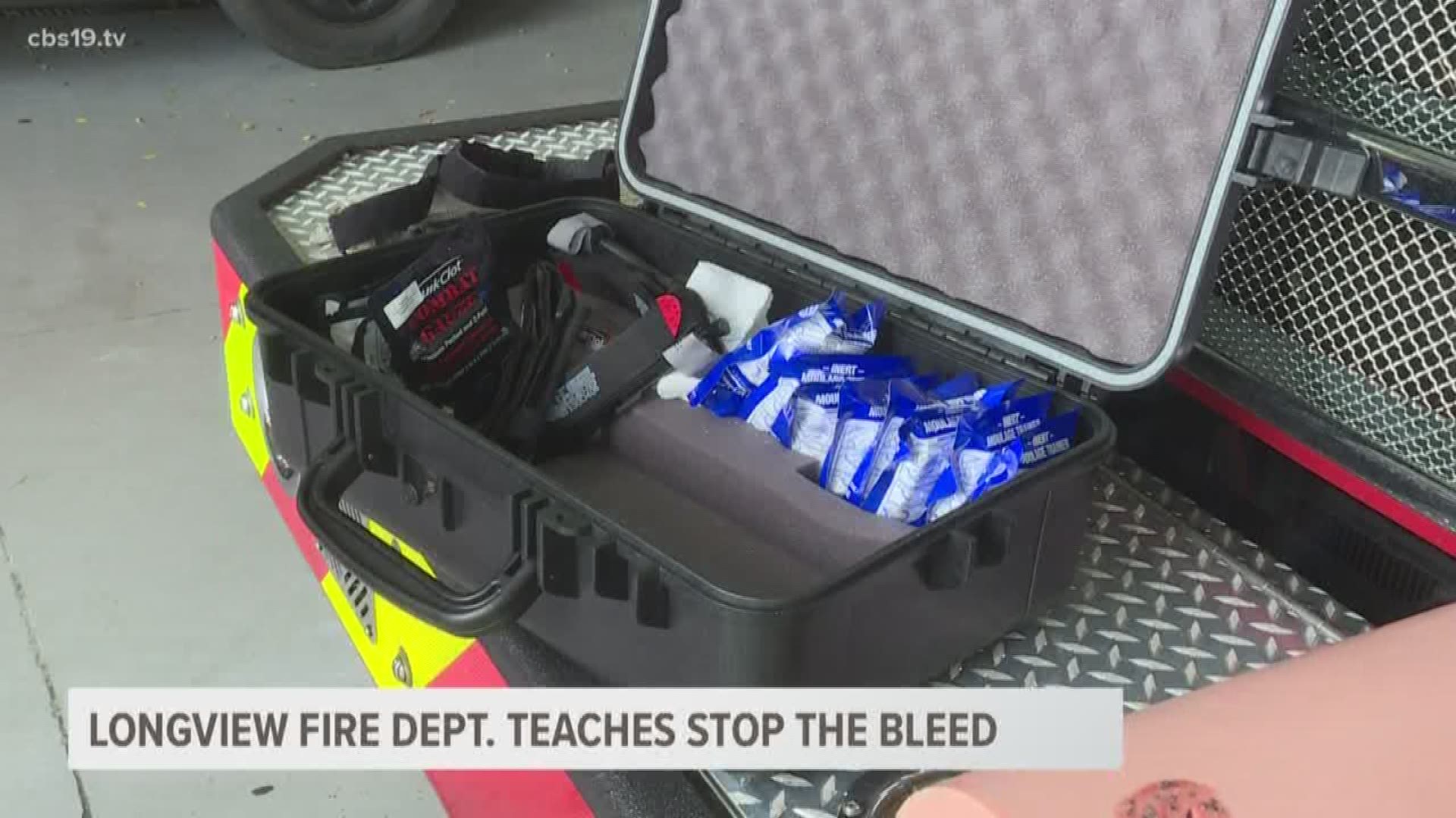 The Longview Fire Department has started doing classes for STOP the BLEED.