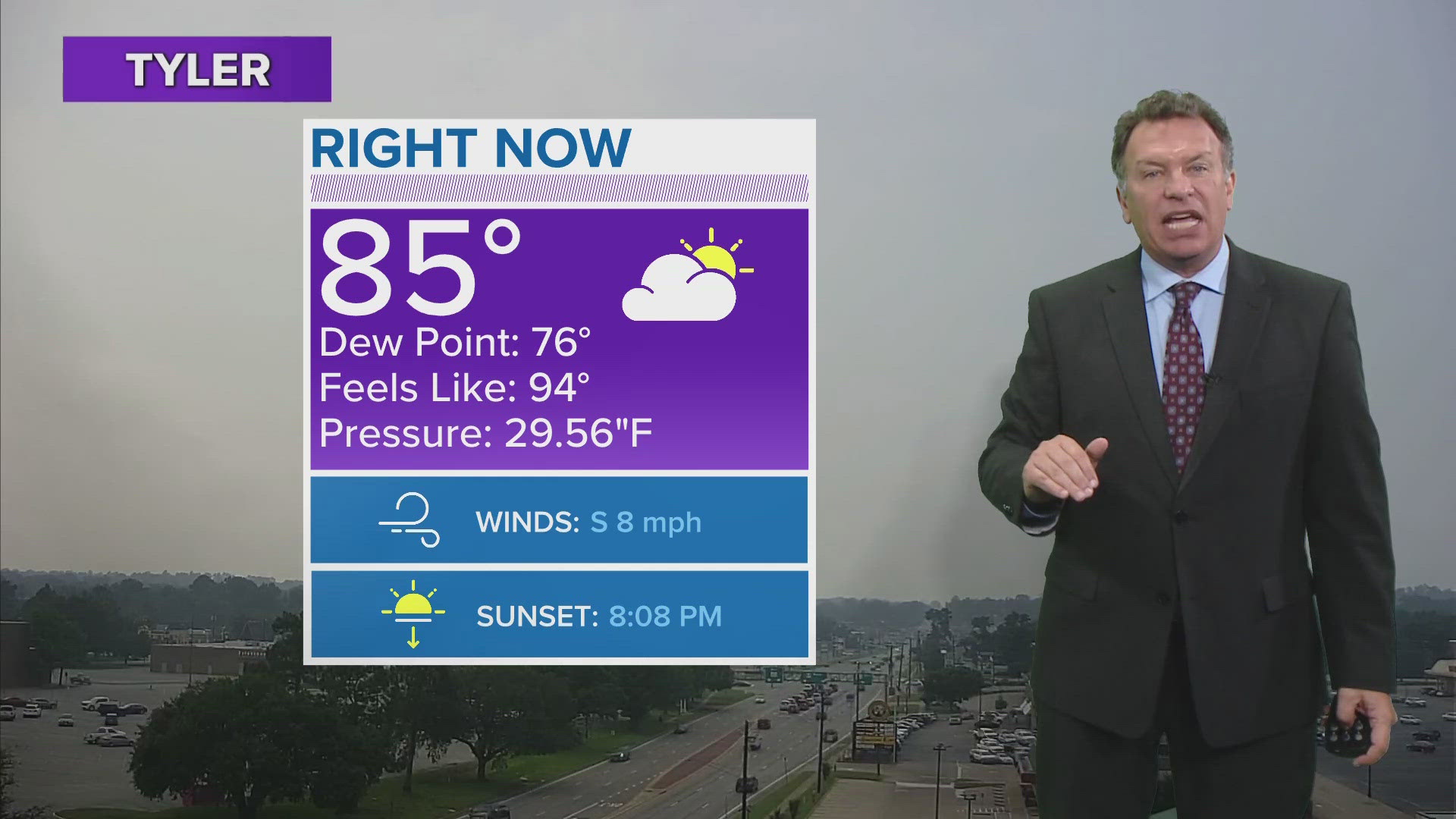 Many in East Texas have noticed the hazy conditions on Wednesday afternoon. Chief meteorologist Brett Anthony explains why this is happening.
