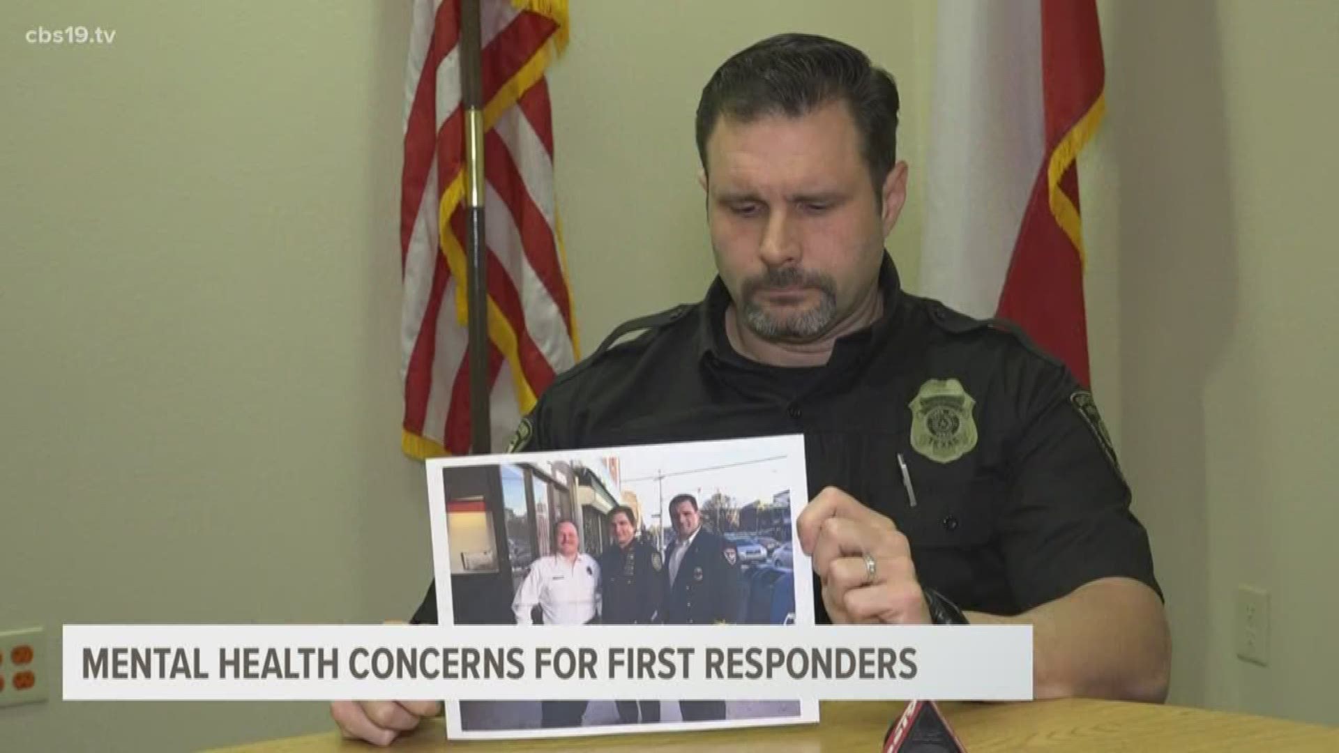 "We just don't think we're allowed to do that we're not allowed to be upset, we have to stay strong for everybody else,” said Smith County Fire Marshal Jay Brooks
