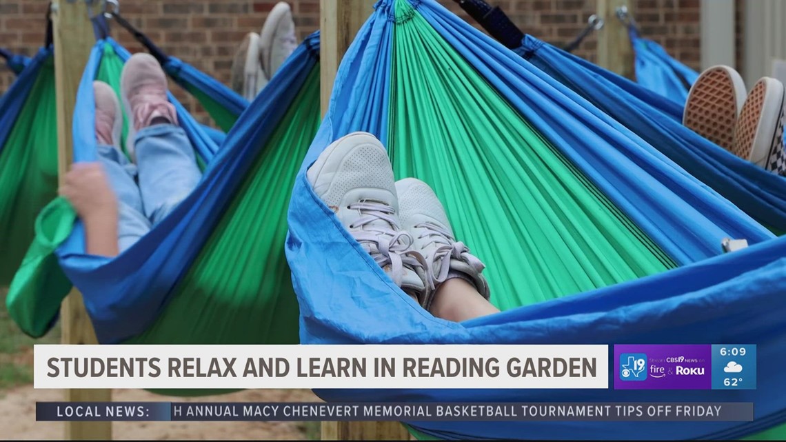 East Texas school adds garden with hammocks to encourage reading - Vimarsana News