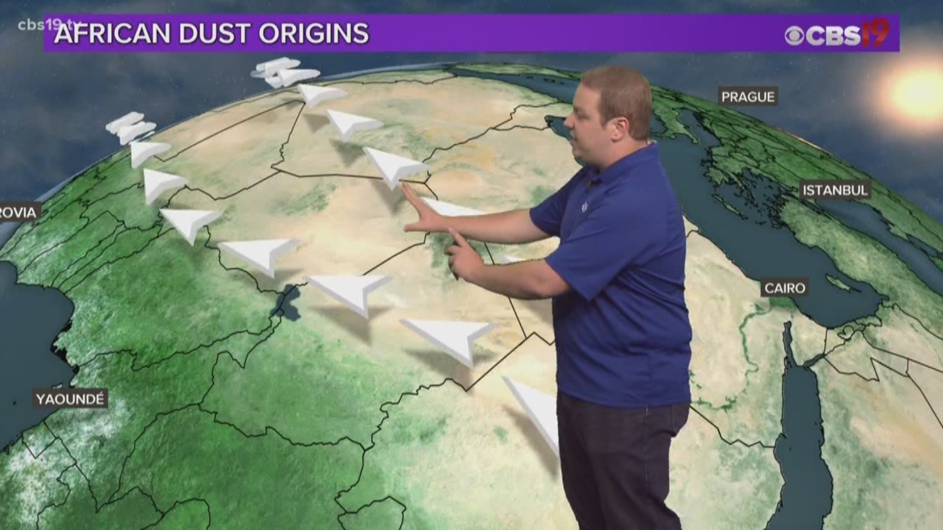 We are watching for some dust, all the way from Africa, to reach portions of Texas as we end the week. Meteorologist Michael Behrens tells us what it means for us and how it got here. 