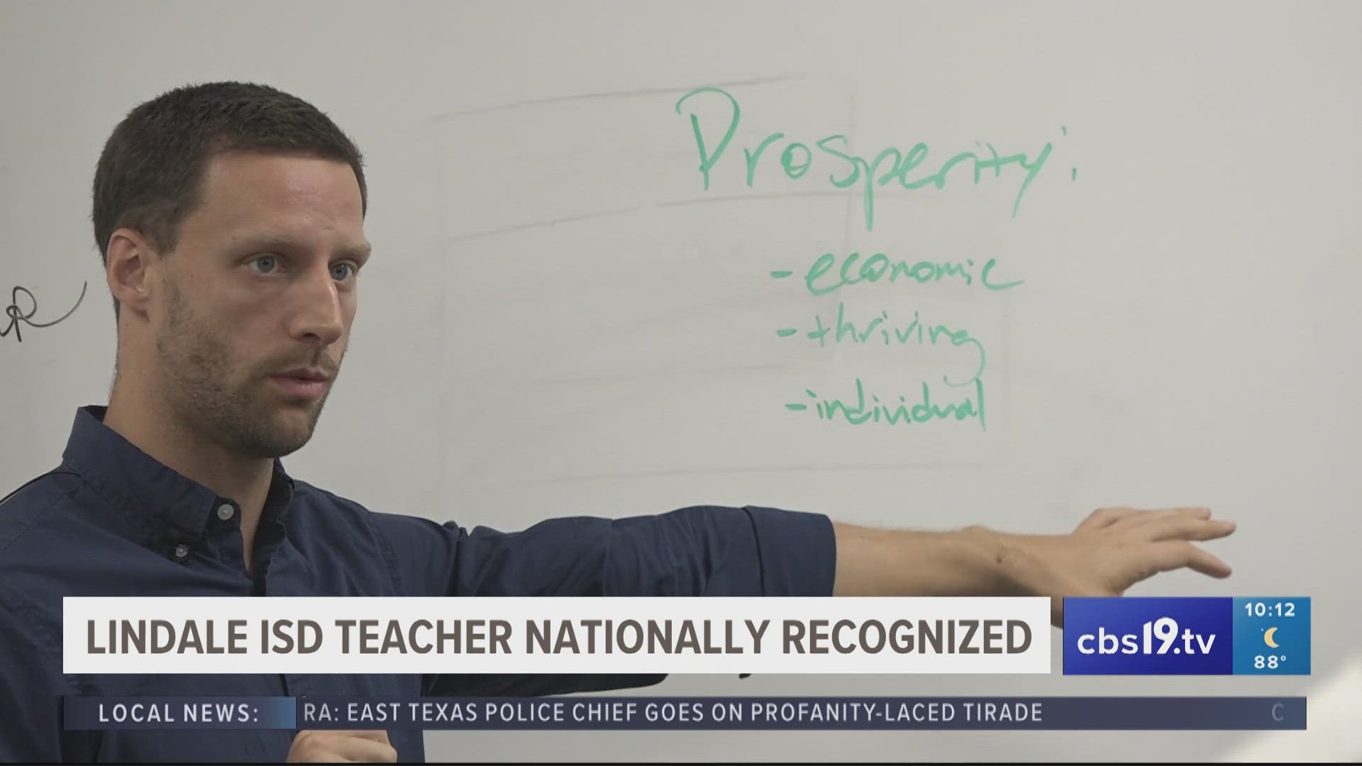 JP Fugler completed the National Board for Professional Teaching Standards program, which will give him extra pay through the Teacher Incentive Allotment funds.