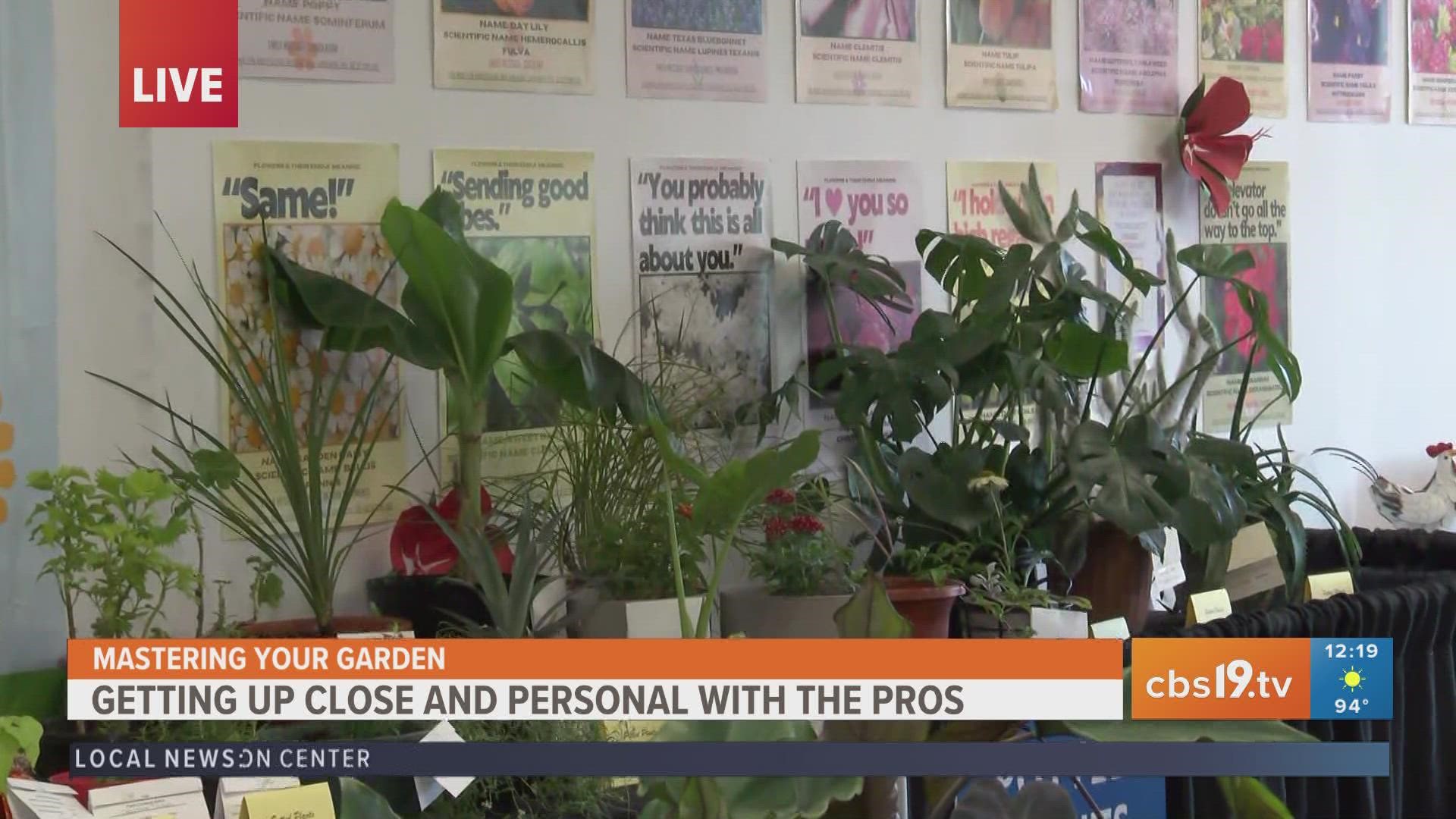 If you have had a question about maintaining your garden or you're interested in joining the Master Gardeners, check out their exhibit at the East Texas State fair