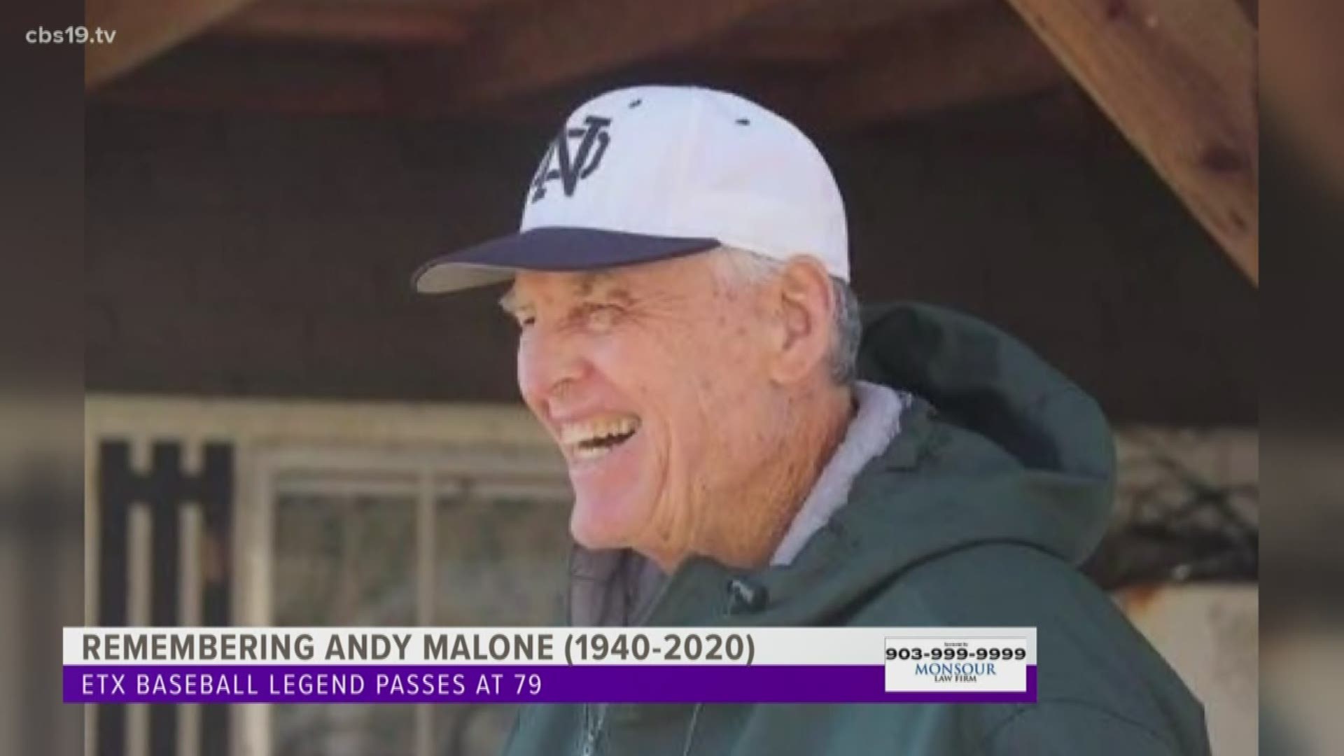 Longview native, Scott Malone, joined CBS 19 Sports' Tina Nguyen to discuss his father's legacy and impact in East Texas high school baseball.