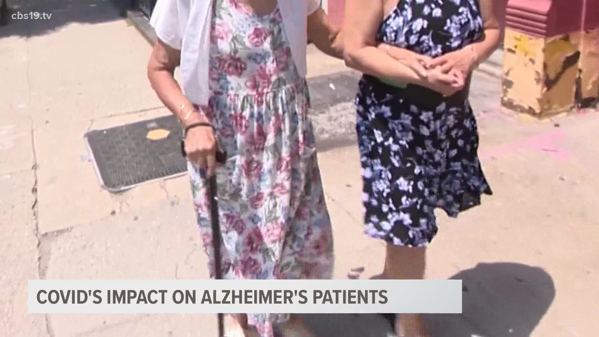 The Alzheimer's Alliance of Smith County says their clients are having a hard time during the pandemic.