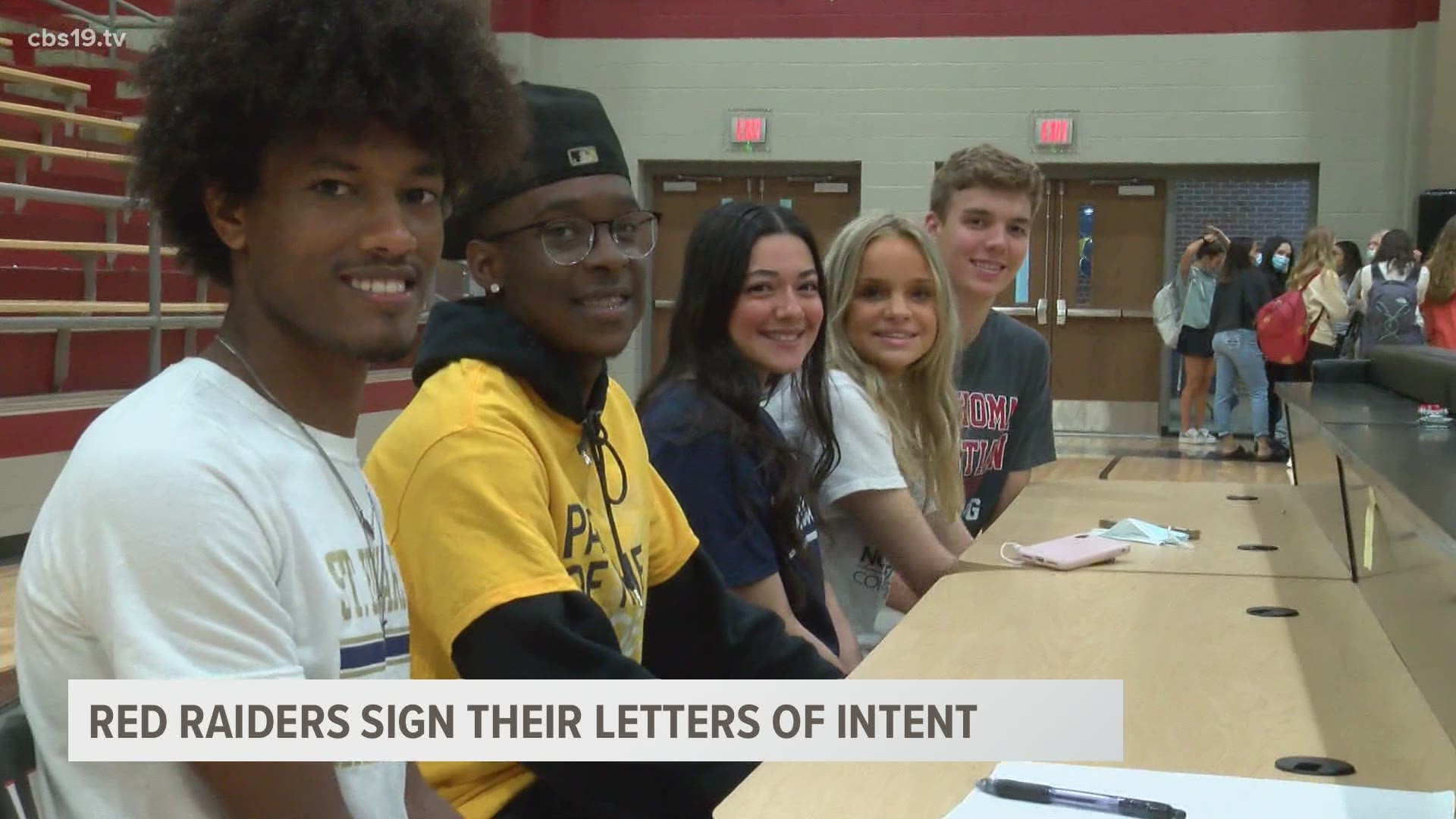 Six Tyler Legacy Students put pen to paper Monday morning and signed their National Letters of Intent.