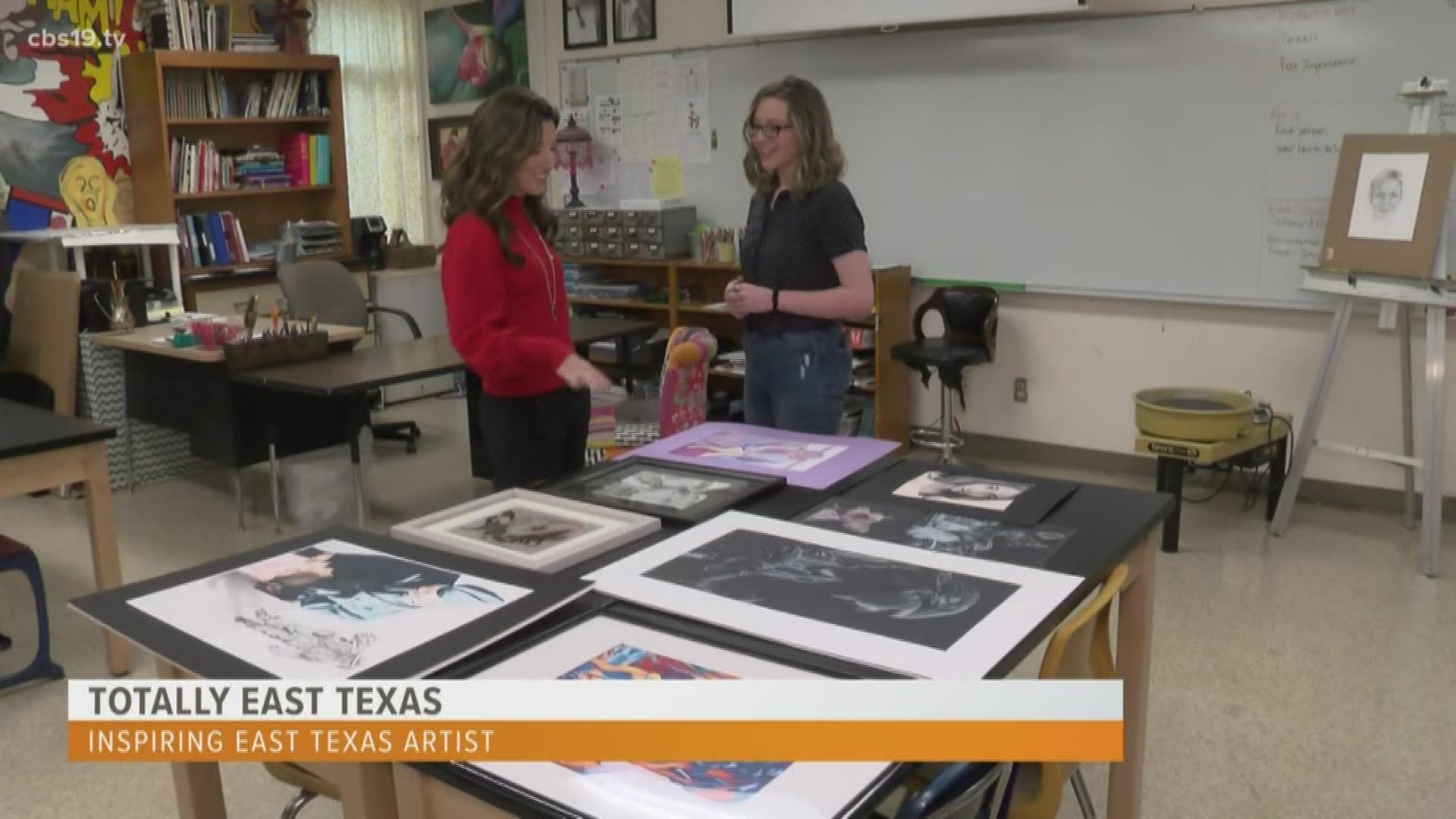 Hayley Jasper, a Hawkins High School student, takes photos and turns them into art. She also expresses herself through abstract, award-winning art.