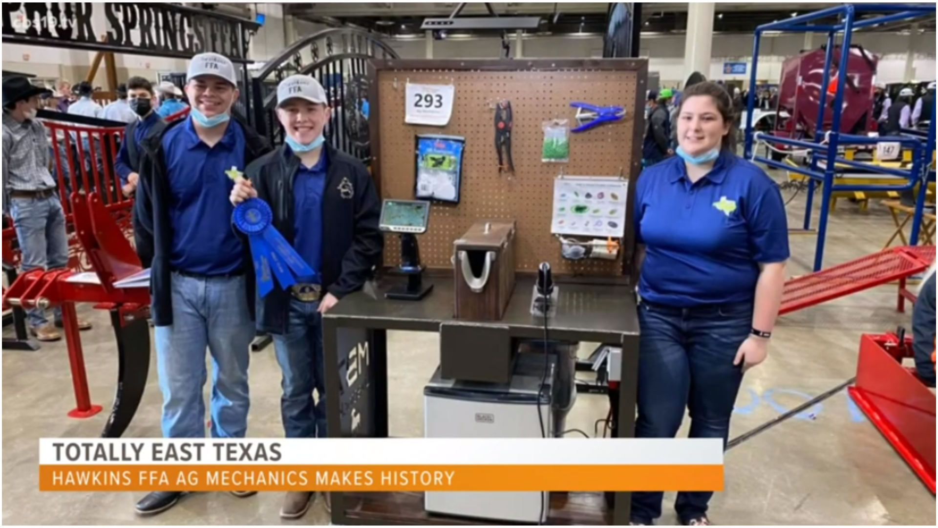 First, Hawkins FFA made headlines with bees and now, they've taken home a prestigious award from the Houston Livestock Show.